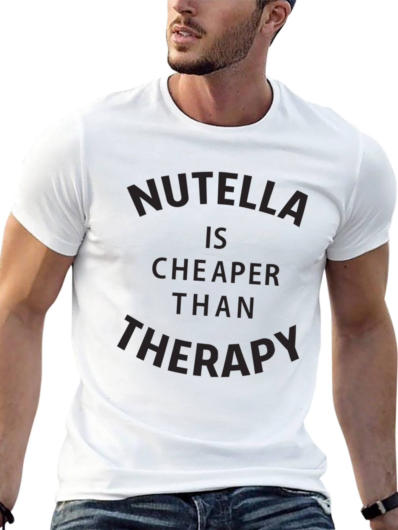 Nutella is Cheaper Than Therapy Graphic Tee