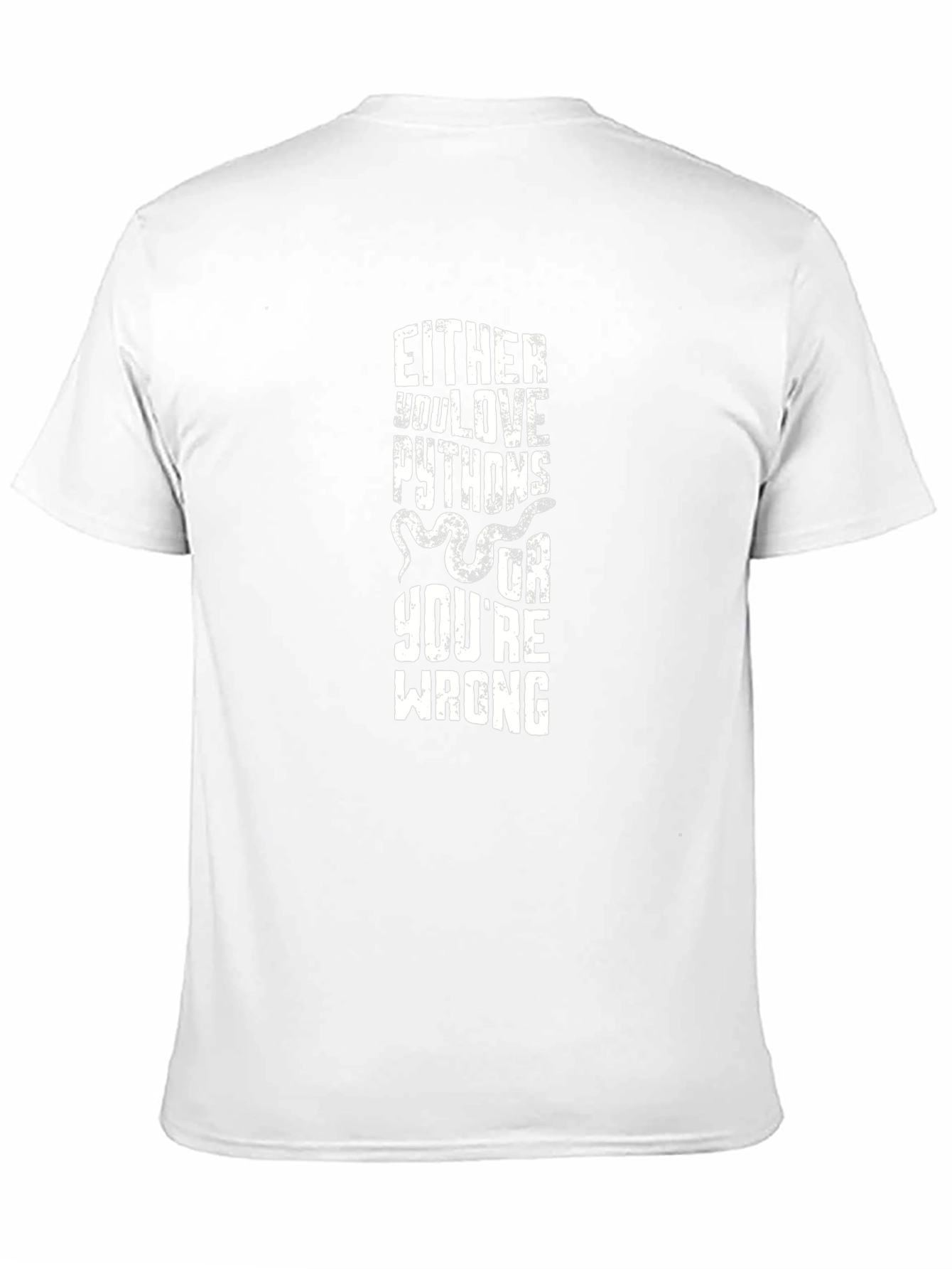 Python Lover T-Shirt - Humorous Snake Tee