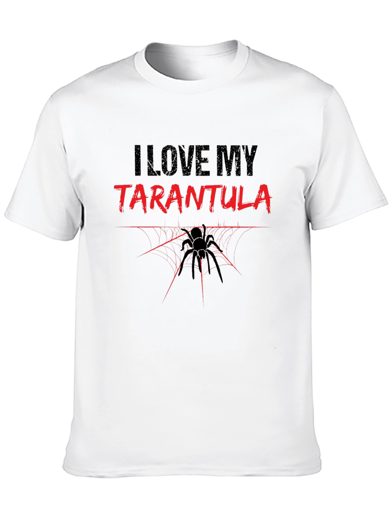 I Love My Tarantula Black Graphic Tee
