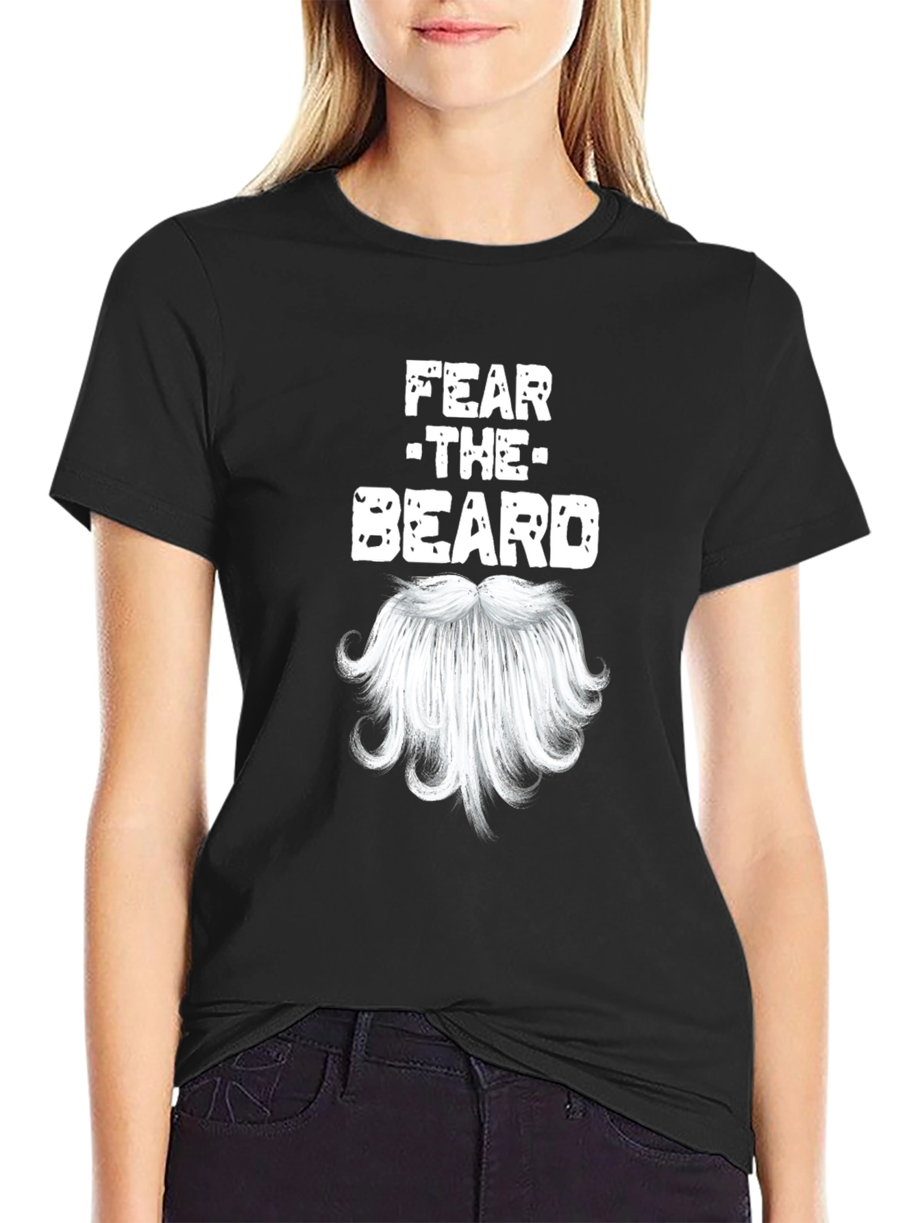 Fear The Beard Novelty Graphic T-Shirt