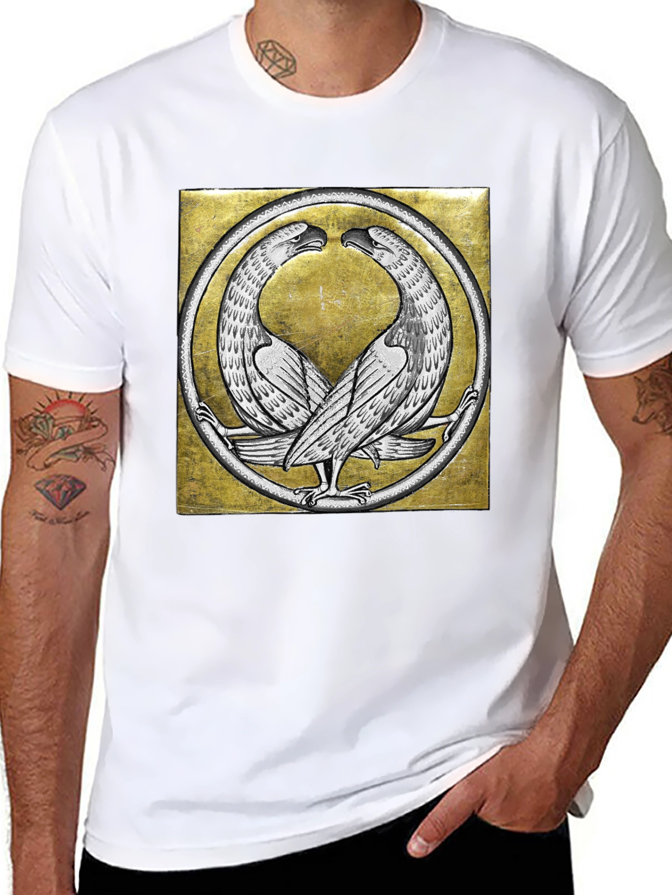 Duelling Eagles Graphic Tee