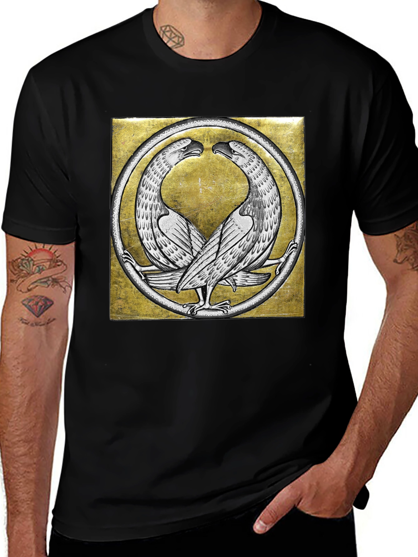 Duelling Eagles Graphic Tee