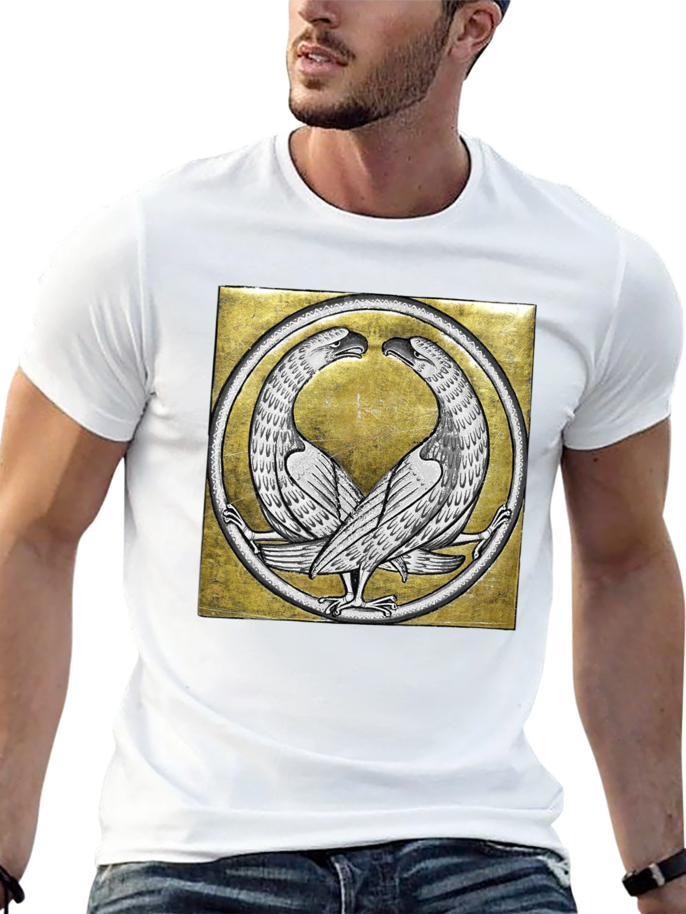 Duelling Eagles Graphic Tee