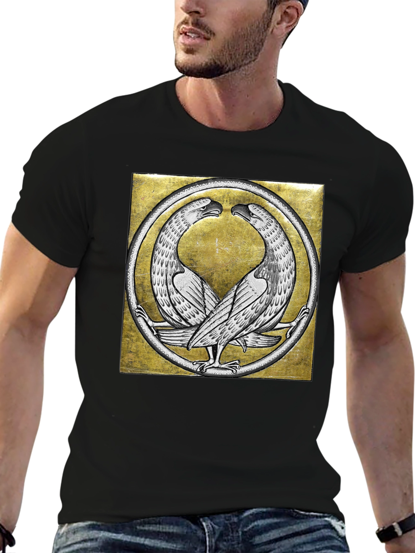 Duelling Eagles Graphic Tee