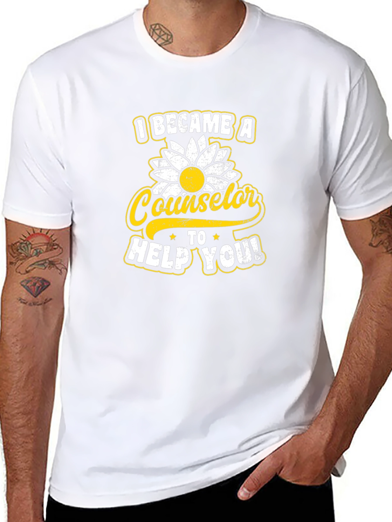 Counselor Sunflower Graphic Tee