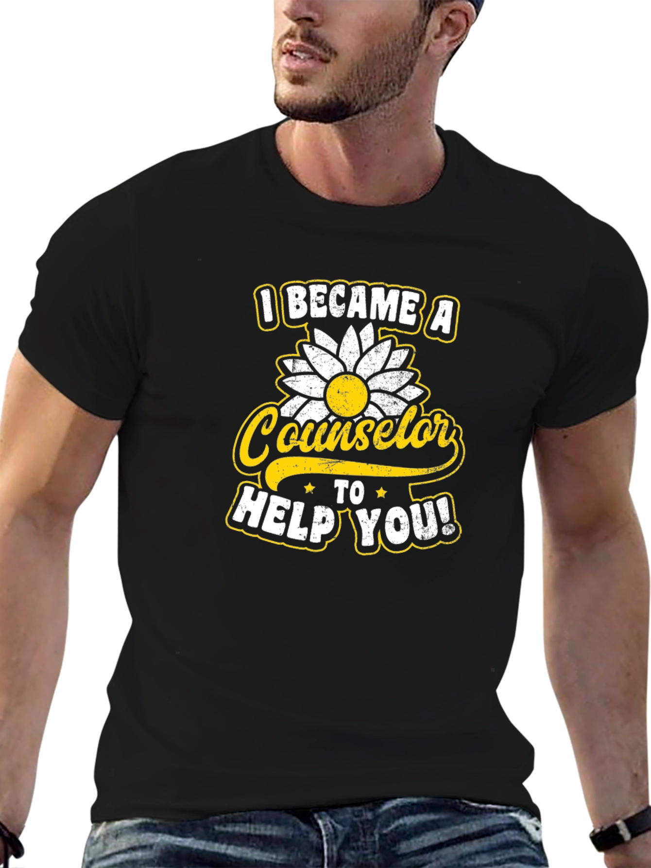 Counselor Sunflower Graphic Tee