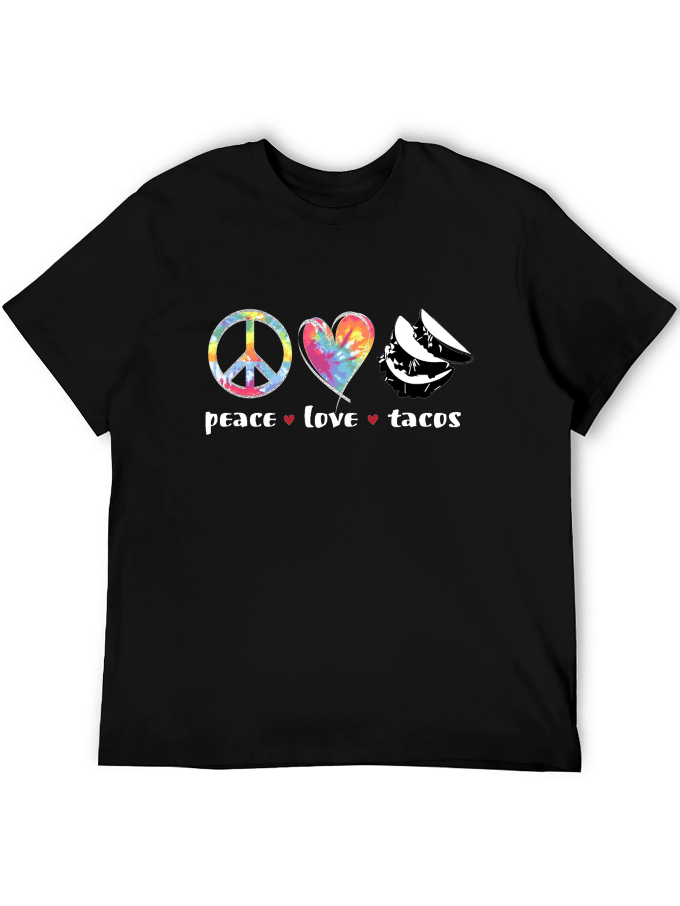 Peace Love Tacos Graphic Tee - Trendy Comfort