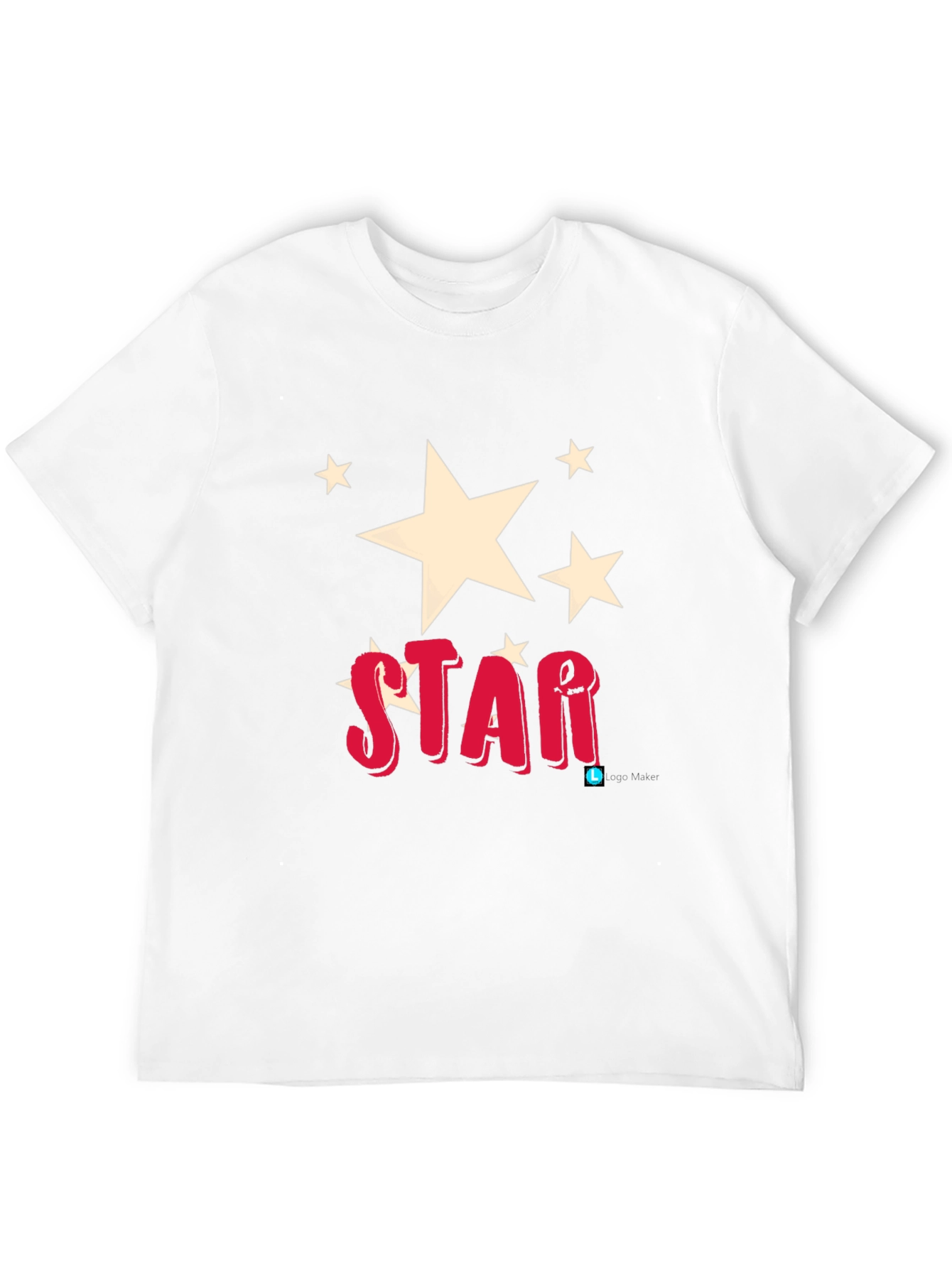 Star Graphic Black Tee Shirt