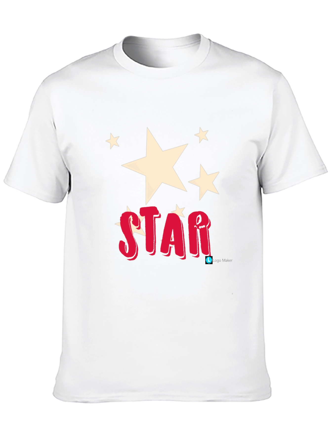 Star Graphic Black Tee Shirt
