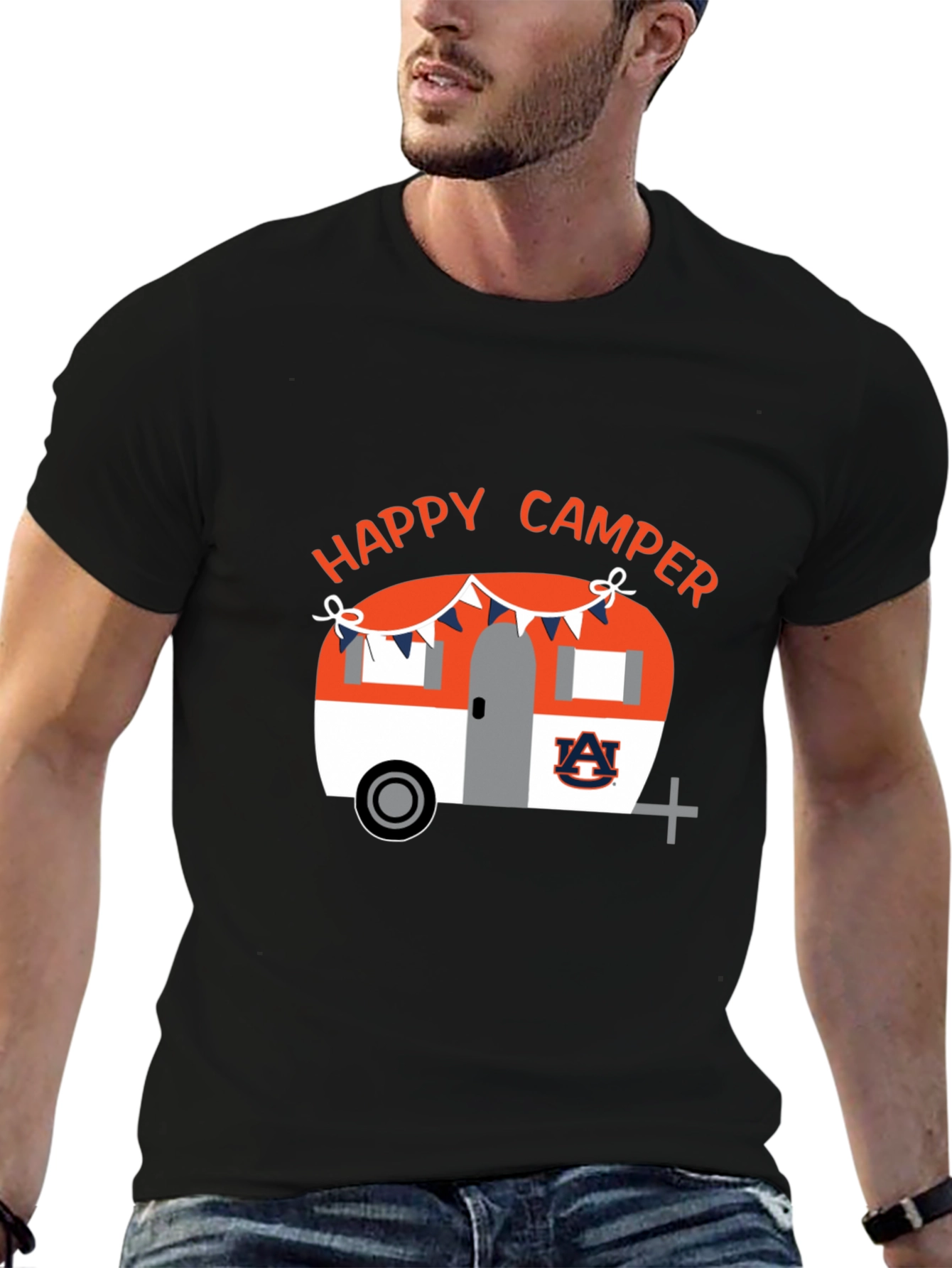 Happy Camper Auburn University Graphic T-Shirt