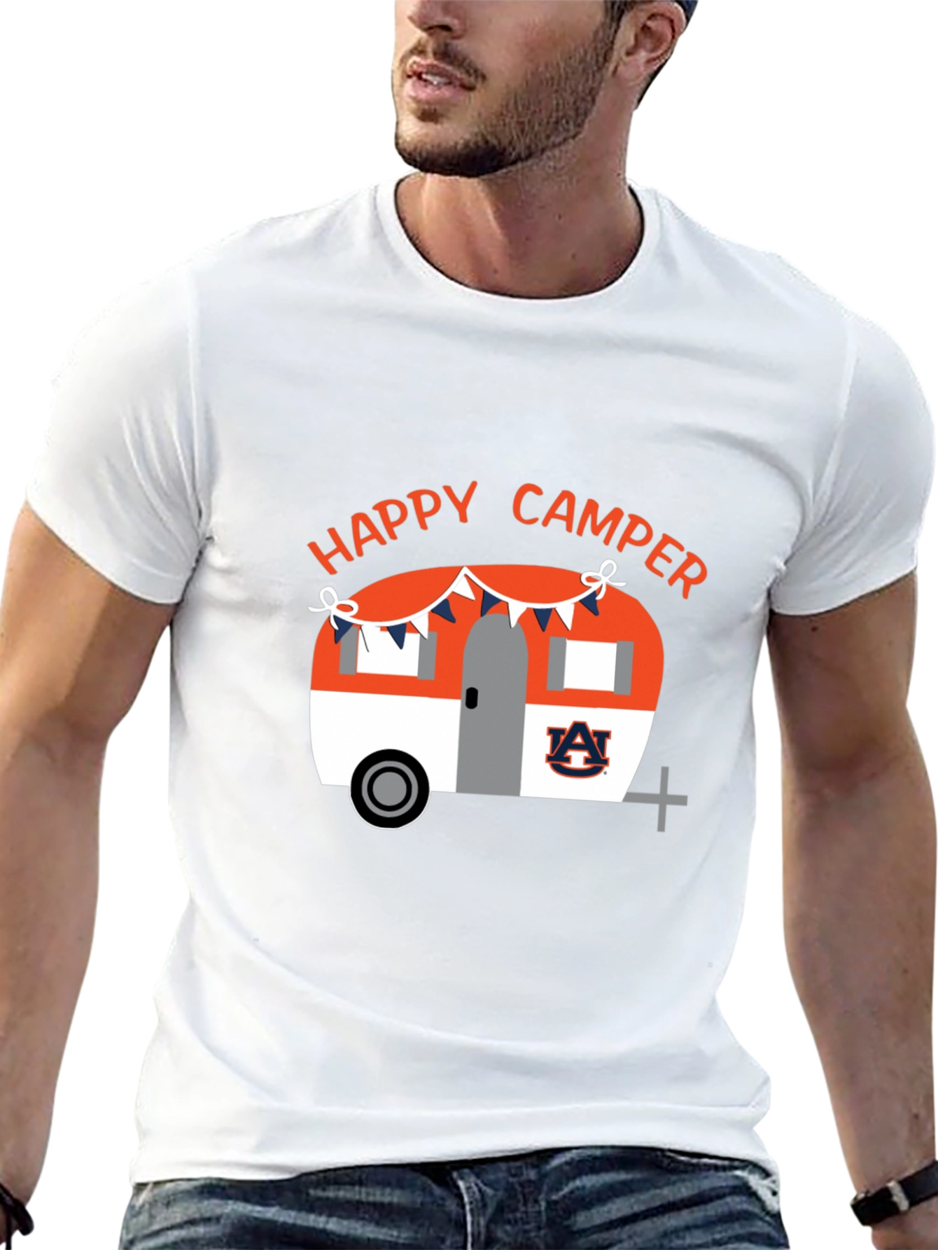 Happy Camper Auburn University Graphic T-Shirt