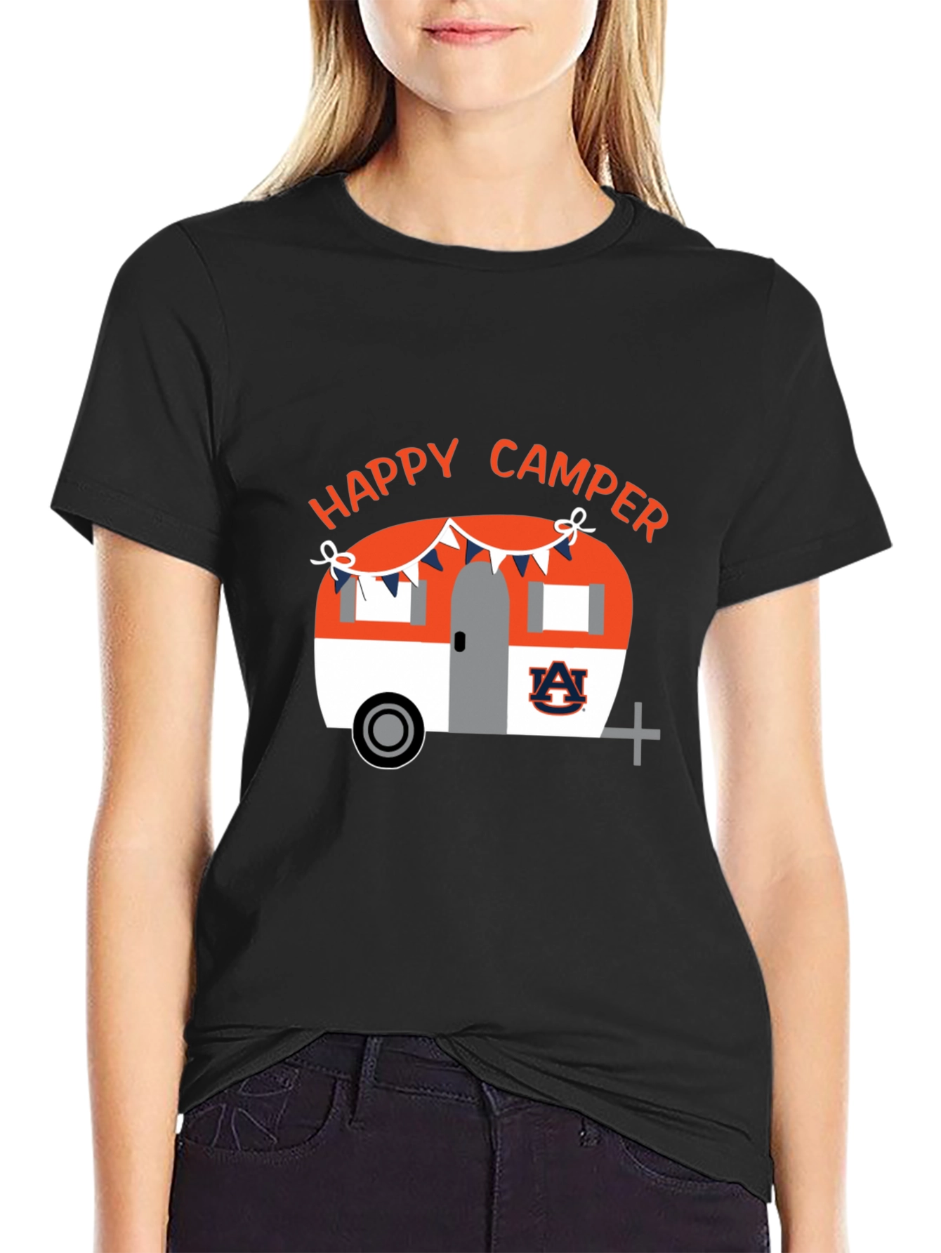 Happy Camper Auburn University Graphic T-Shirt