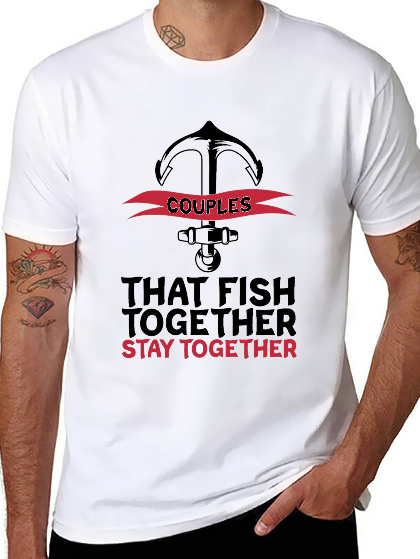 Couples That Fish Together Stay Together T-Shirt