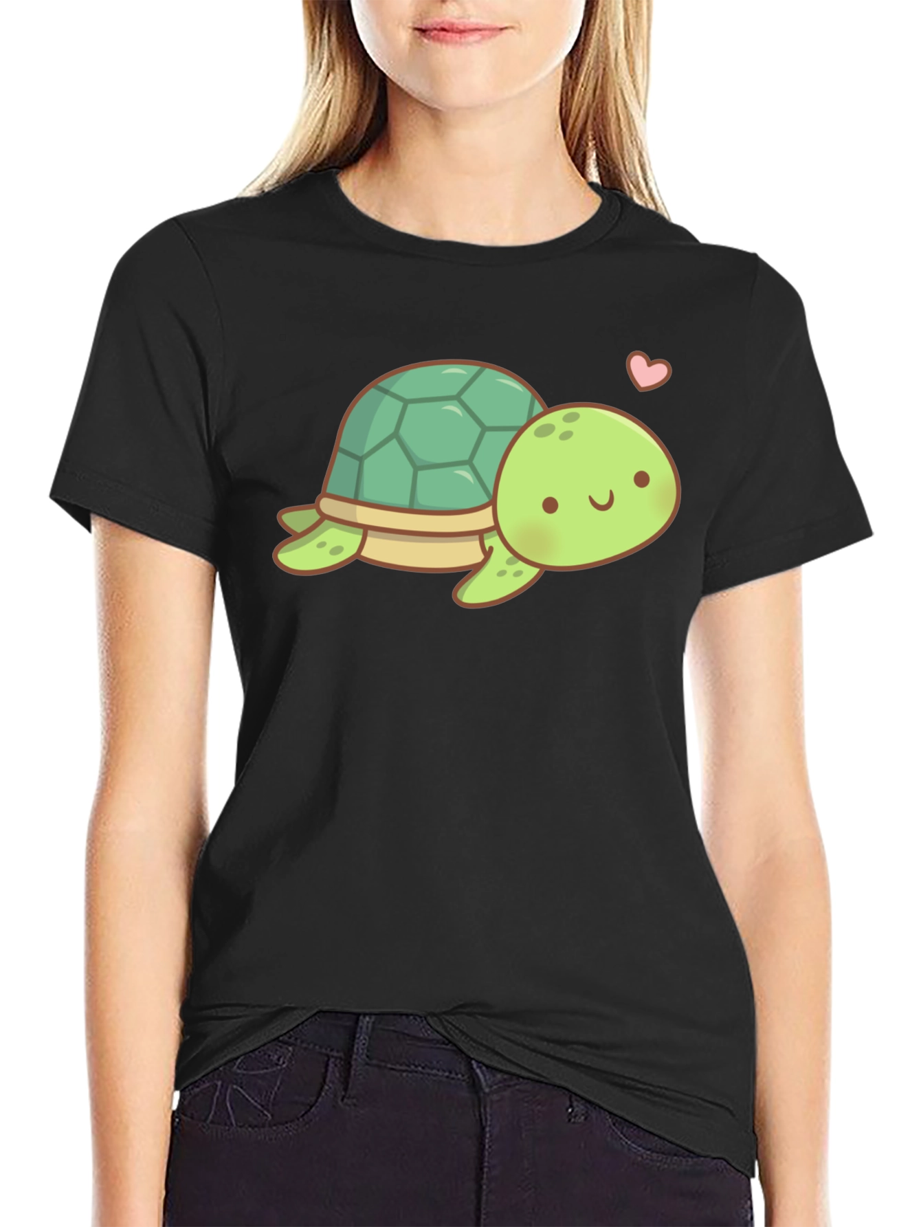 Cute Kawaii Turtle Graphic Tee