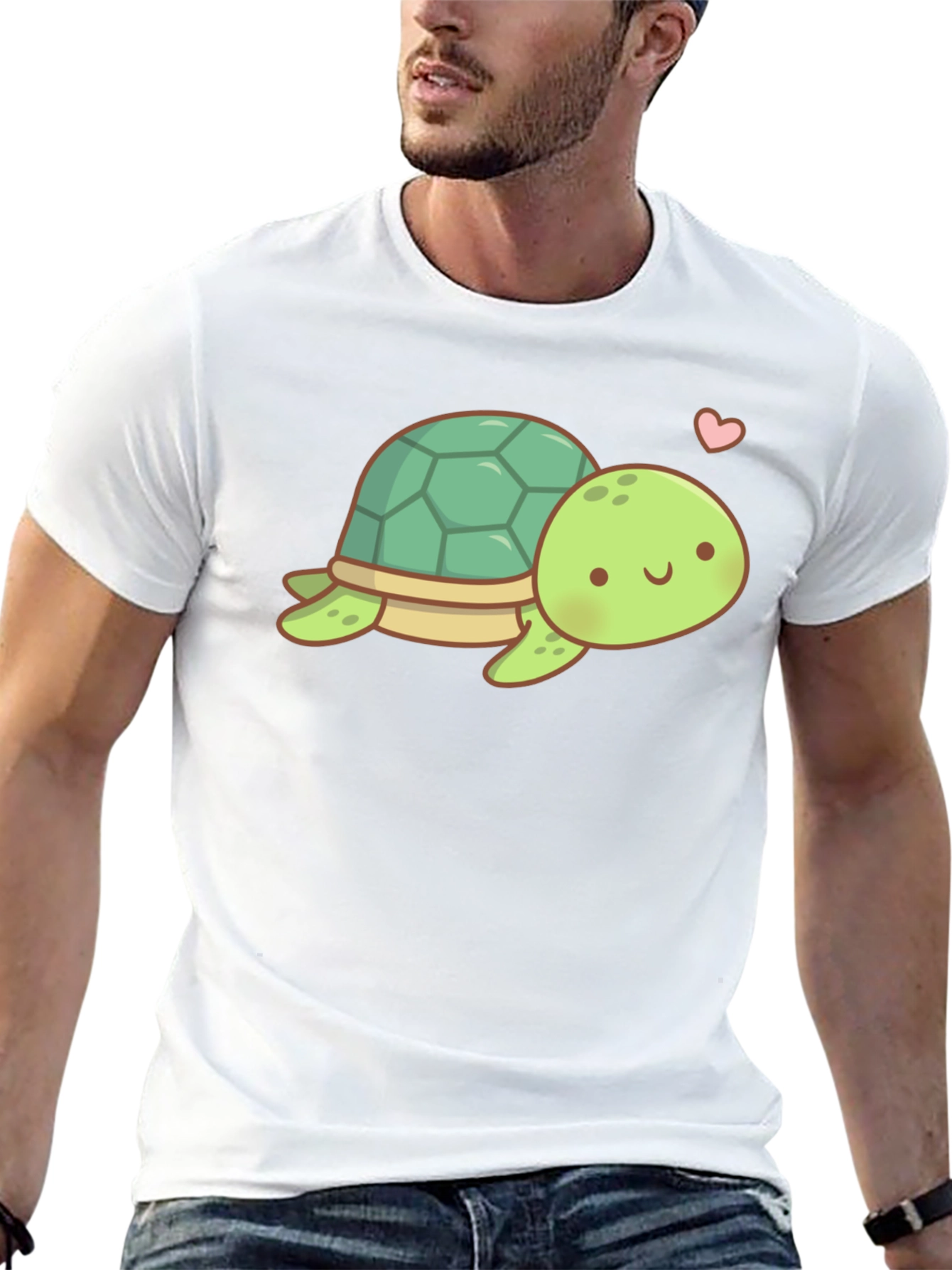 Cute Kawaii Turtle Graphic Tee