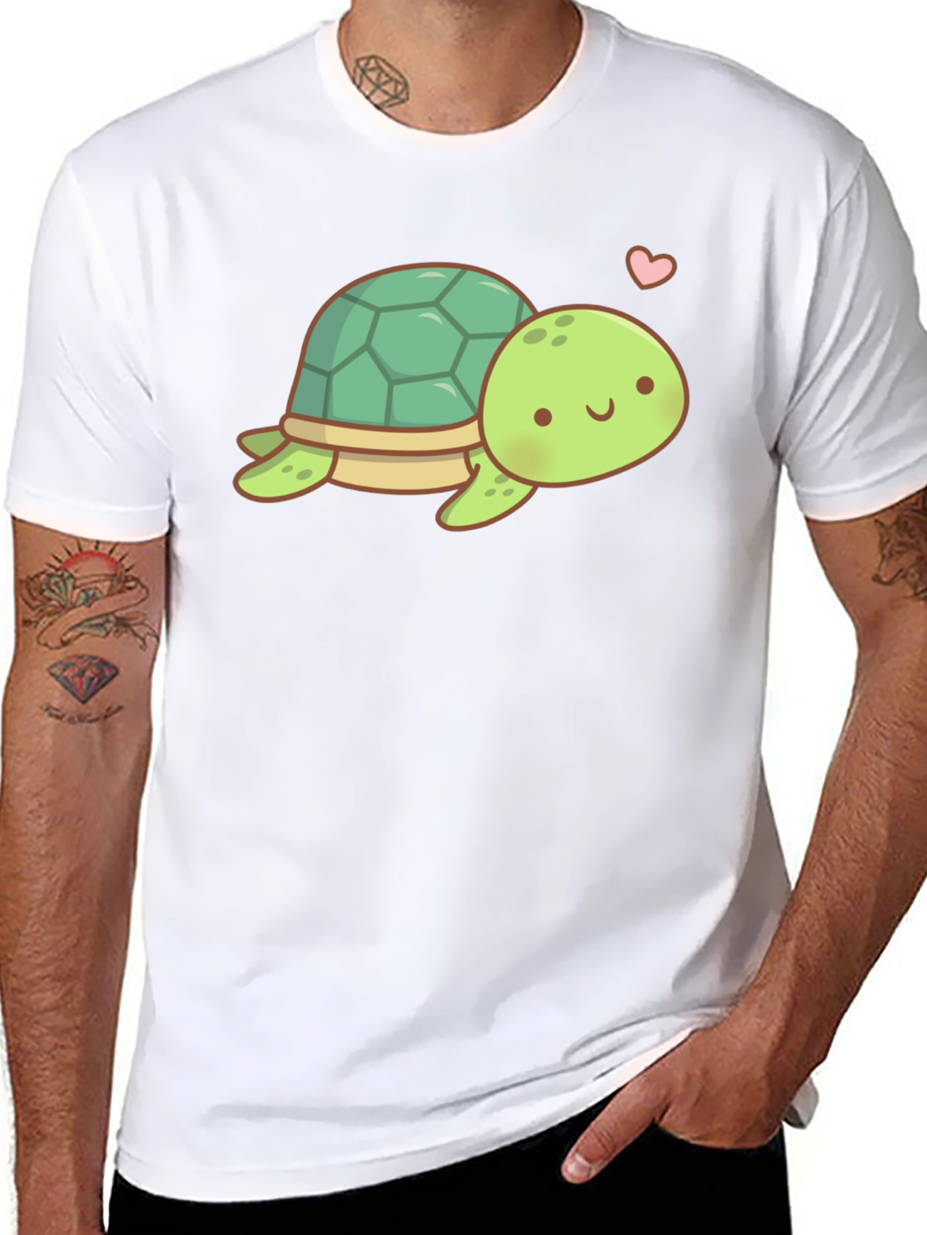 Cute Kawaii Turtle Graphic Tee