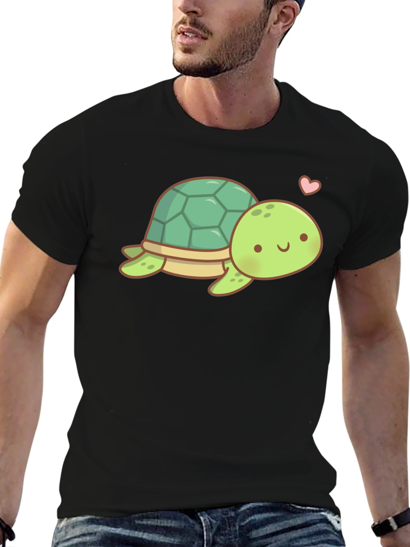 Cute Kawaii Turtle Graphic Tee