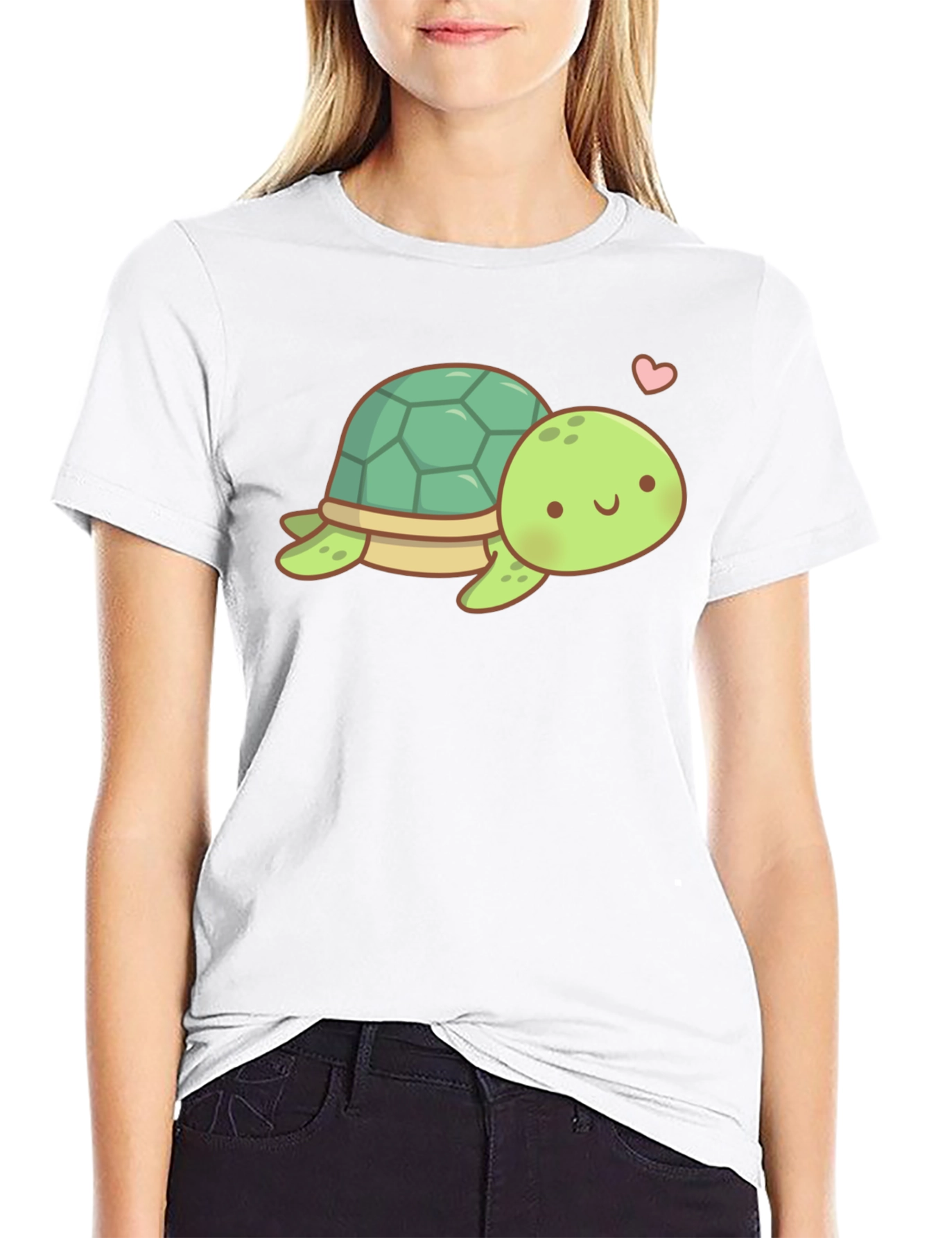 Cute Kawaii Turtle Graphic Tee