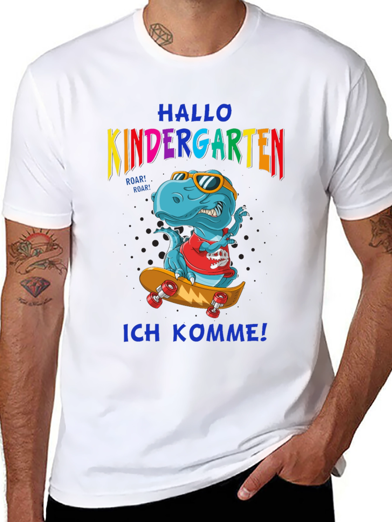 Dinosaur Kindergarten T-Shirt - Back to School Tee