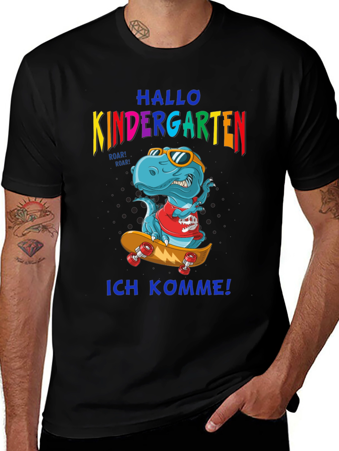 Dinosaur Kindergarten T-Shirt - Back to School Tee