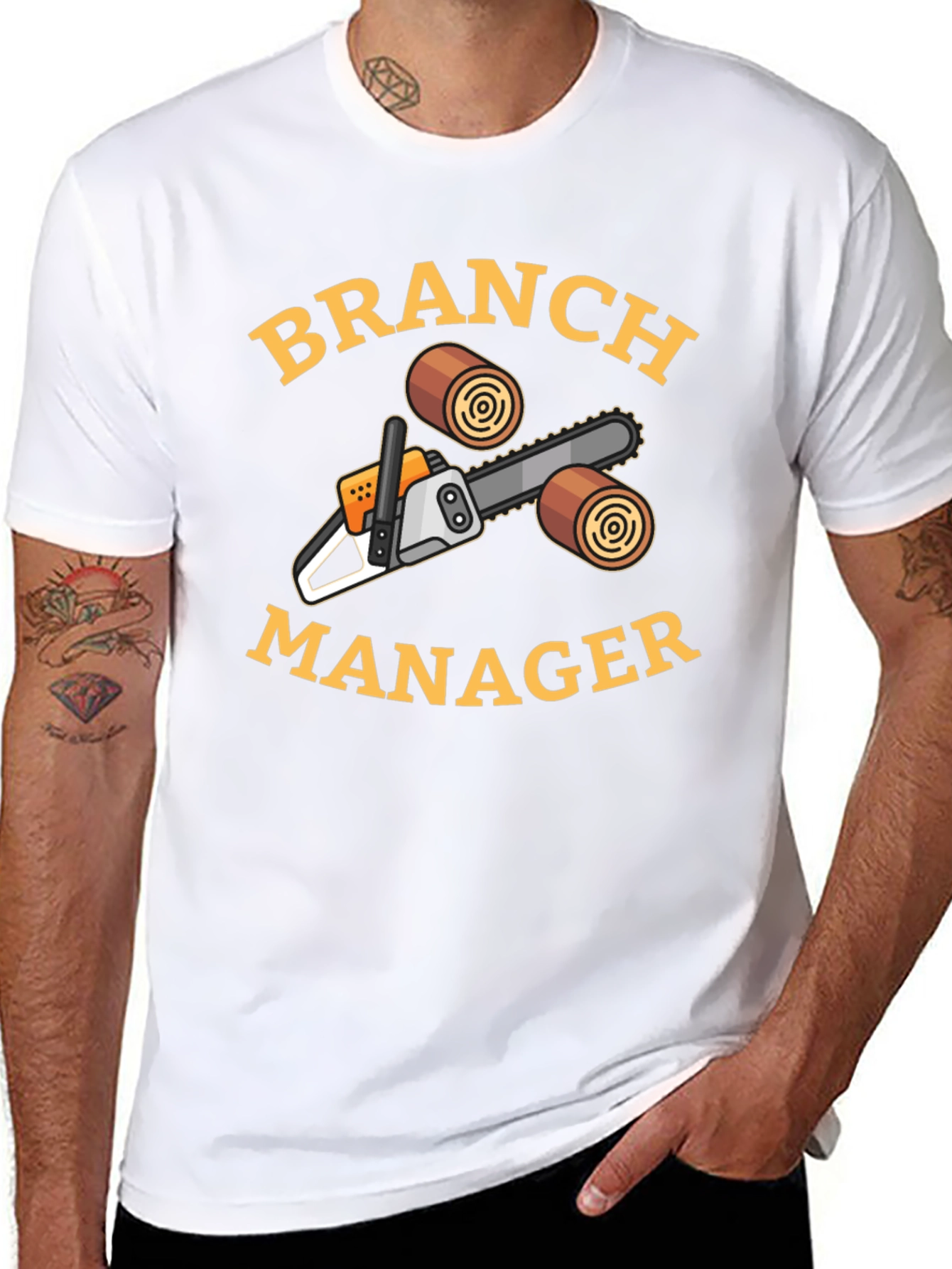 Branch Manager Chainsaw T-Shirt