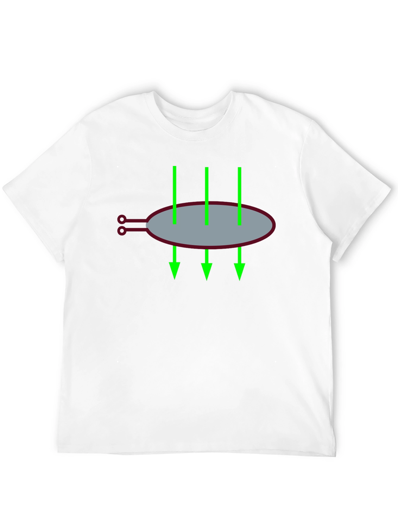 Black T-Shirt with Graphic Design