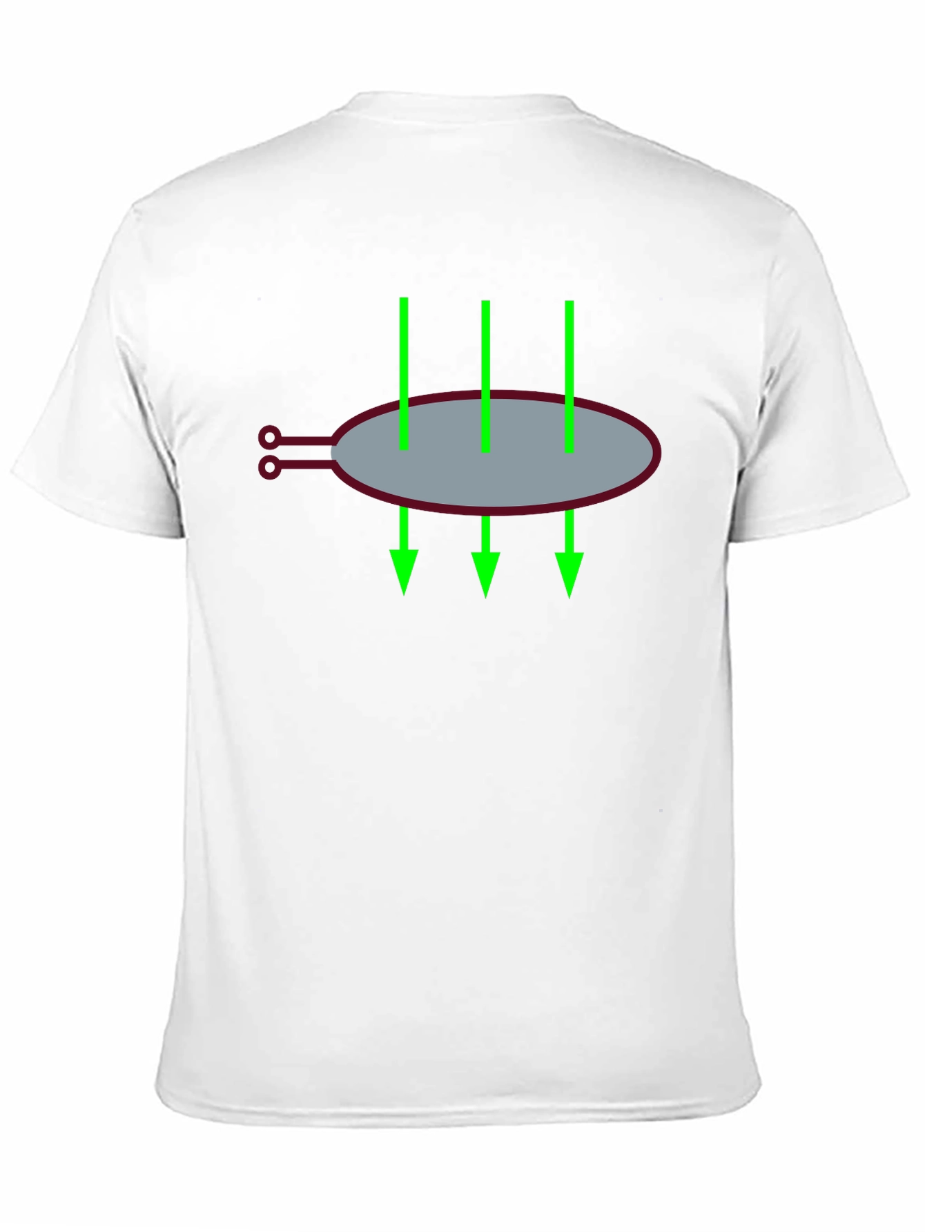 Black T-Shirt with Graphic Design