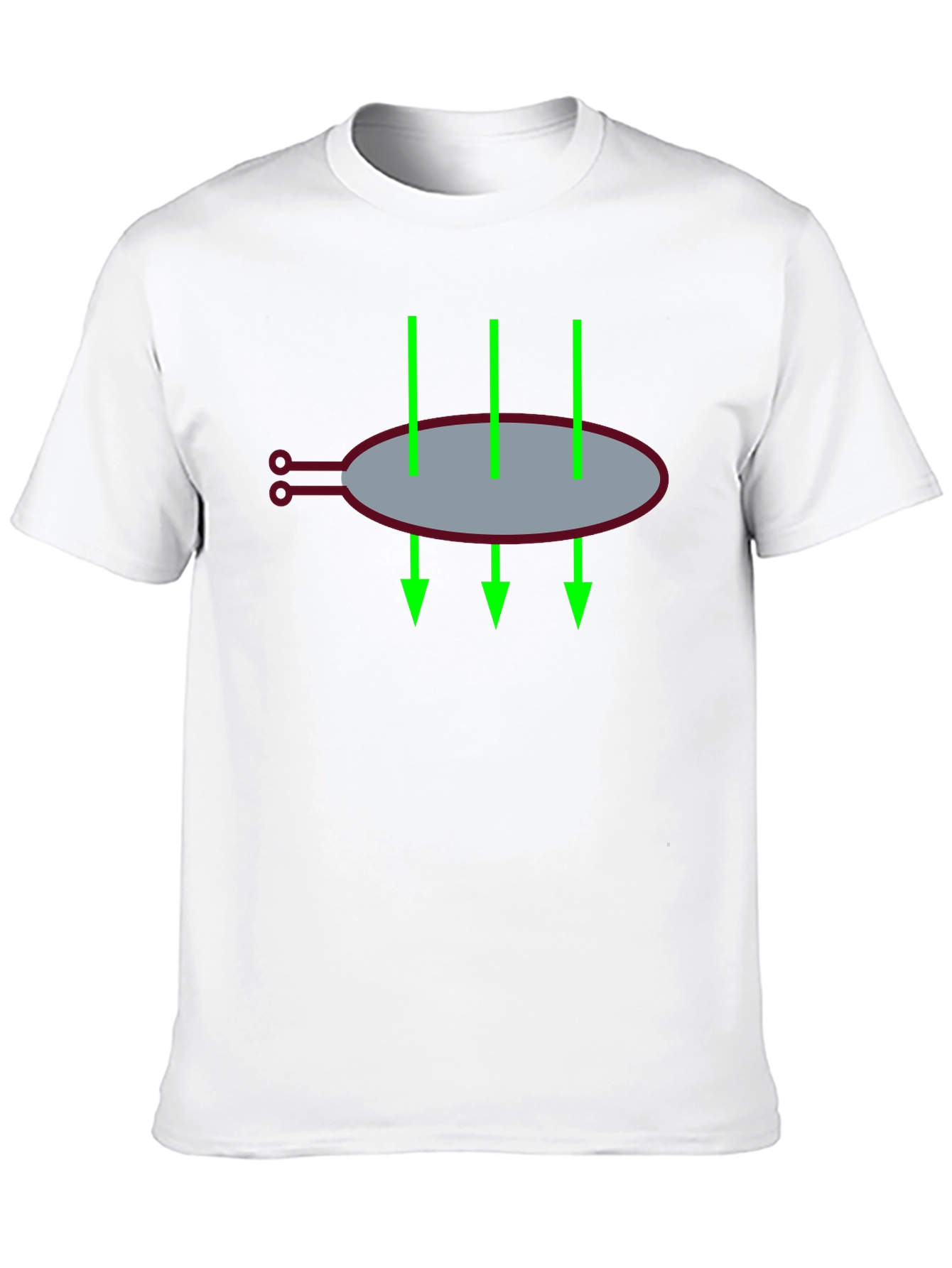 Black T-Shirt with Graphic Design