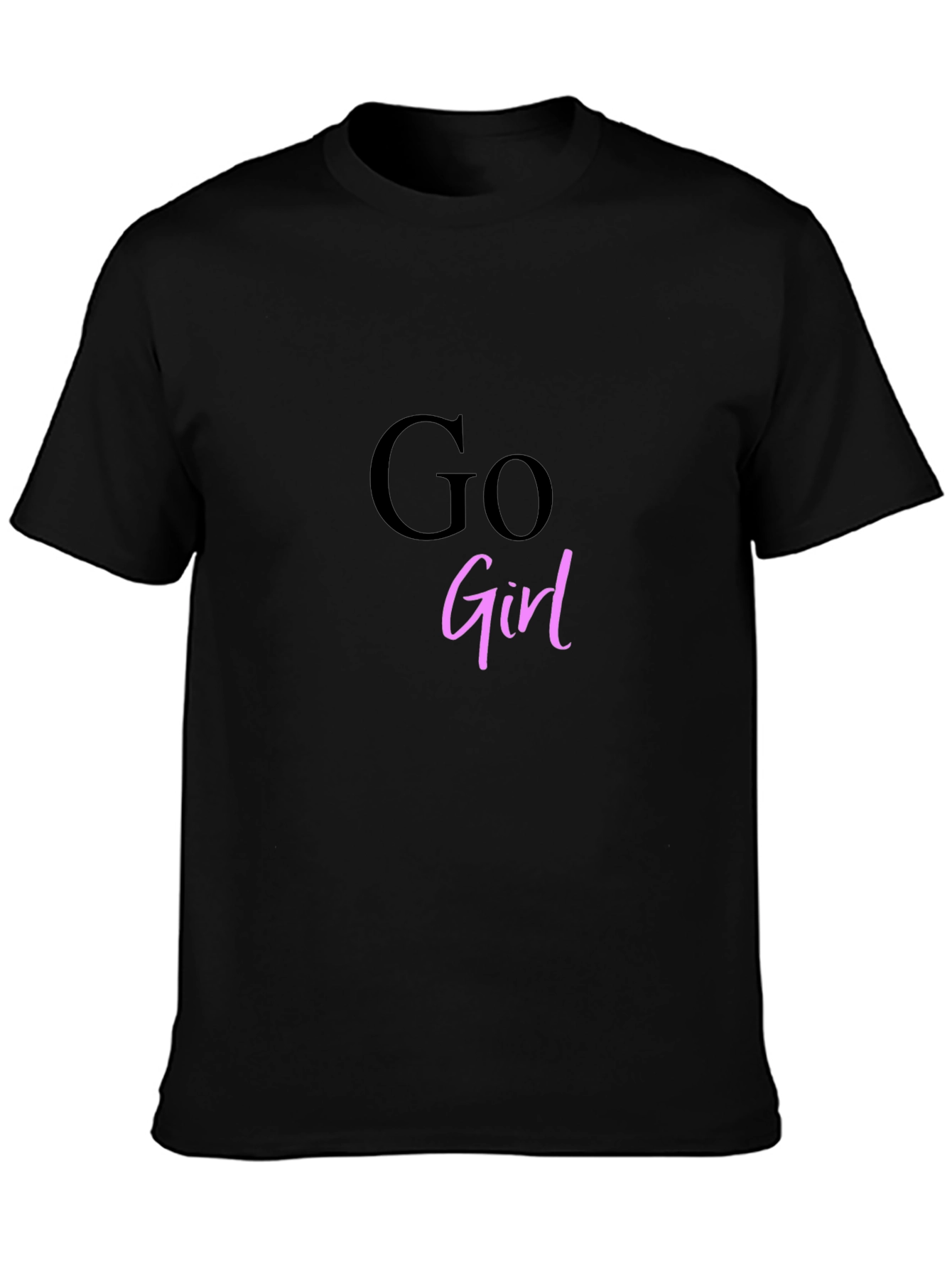 Go Girl Black T-Shirt