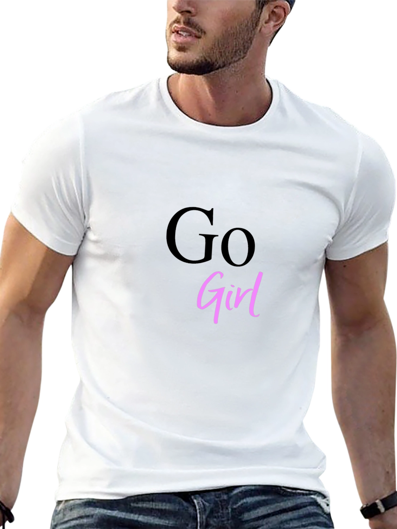 Go Girl Black T-Shirt