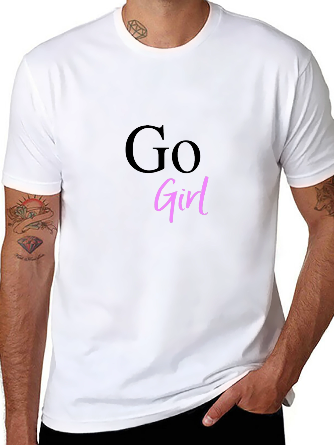 Go Girl Black T-Shirt