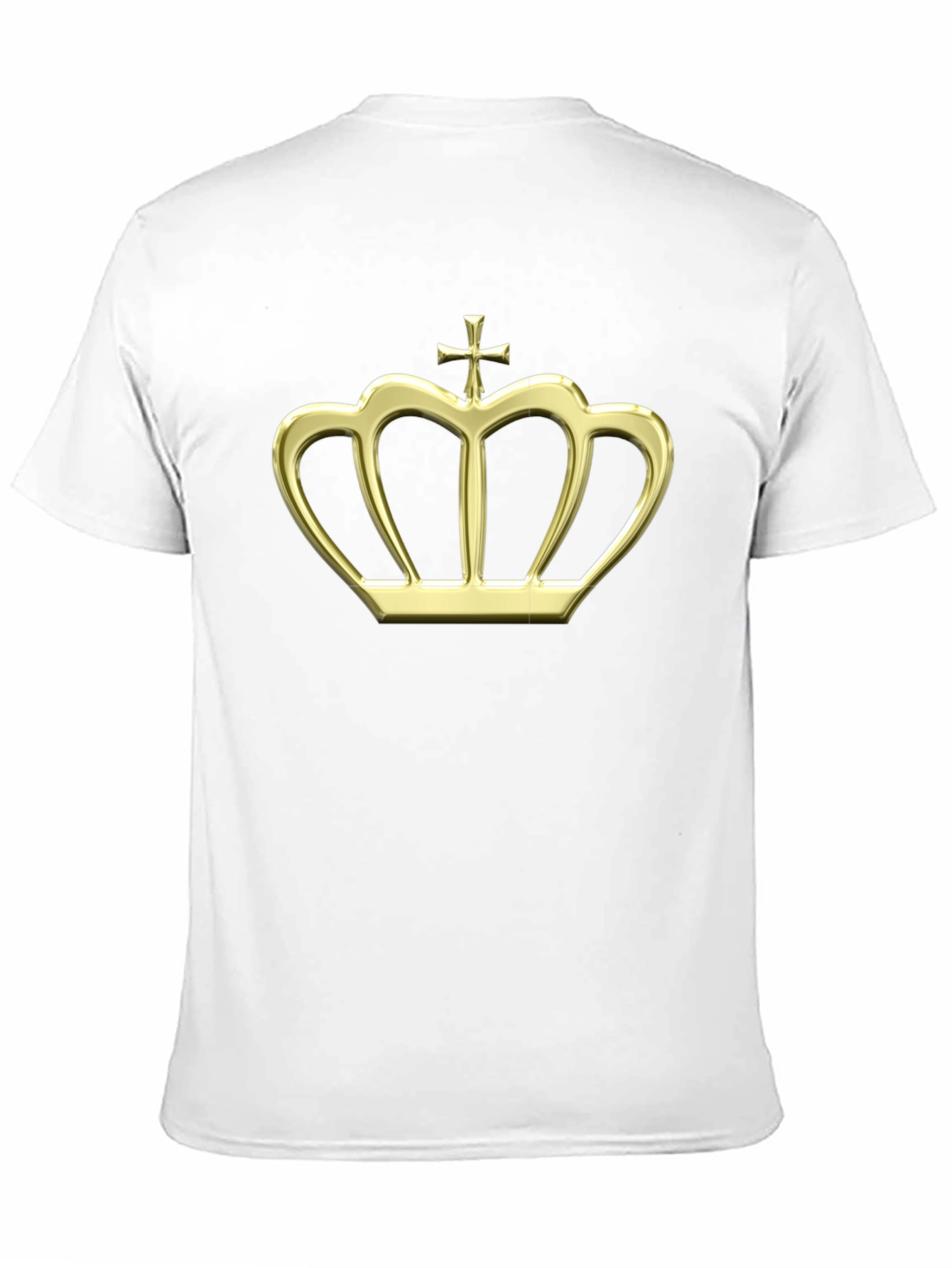 Golden Crown Graphic Tee - Black