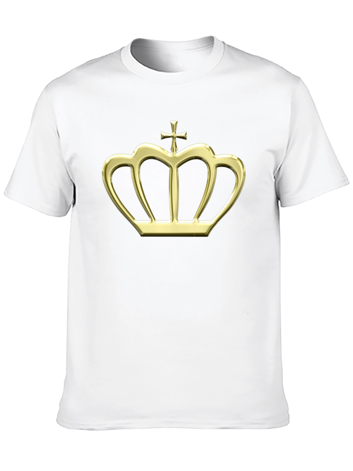 Golden Crown Graphic Tee - Black