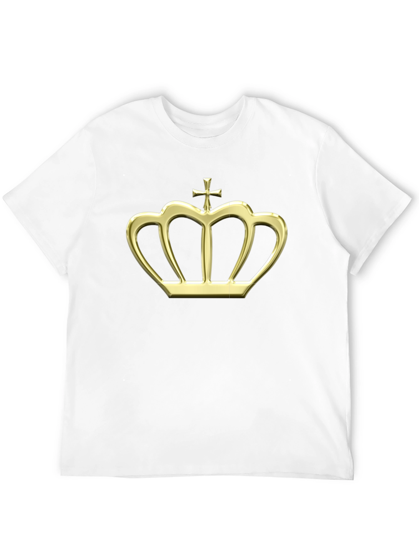 Golden Crown Graphic Tee - Black