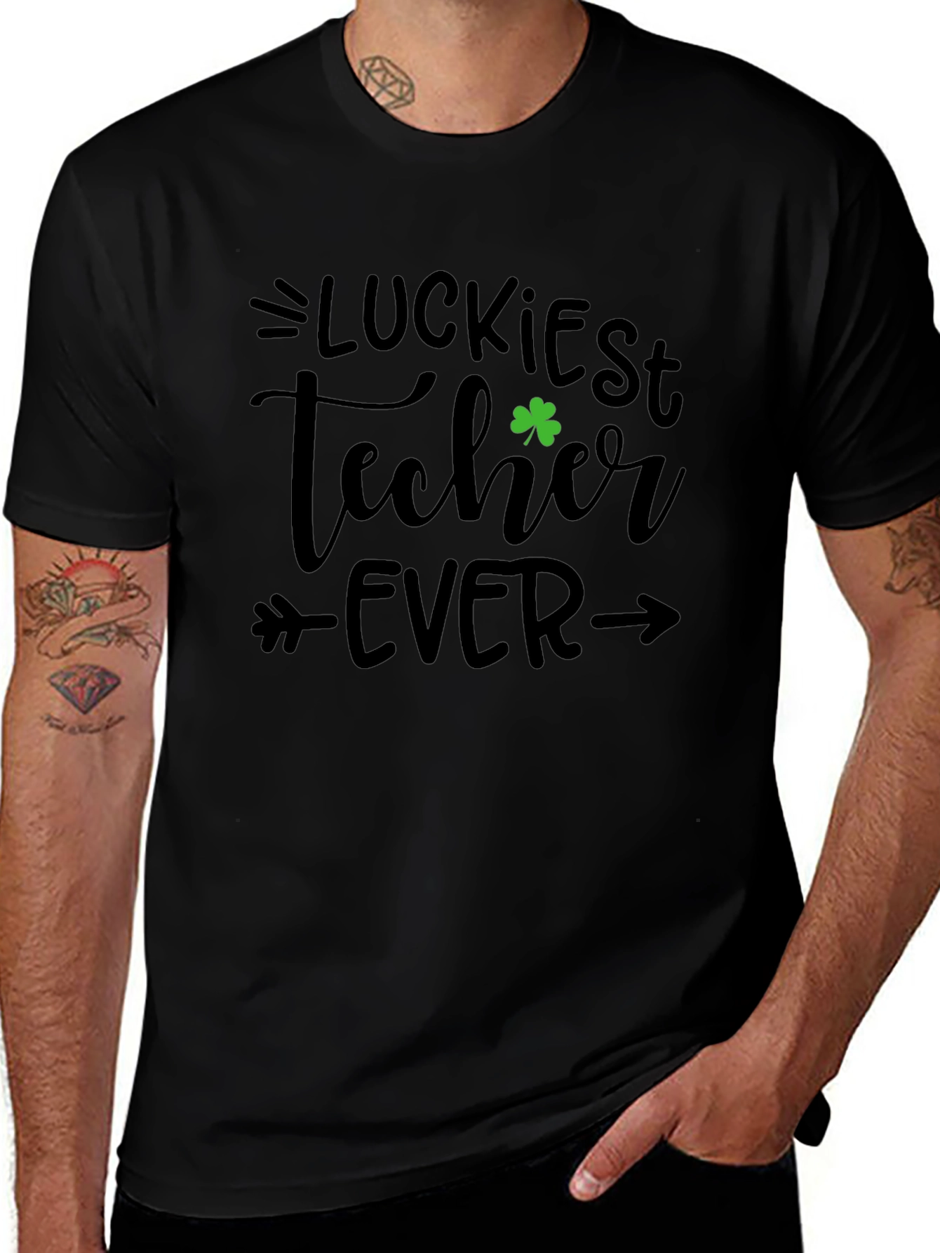 Luckiest Teacher Ever St. Patricks Day T-Shirt