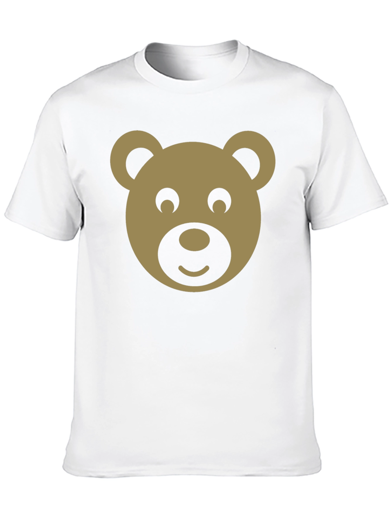 Cute Bear Graphic Black T-Shirt - Trendy Casual Tee