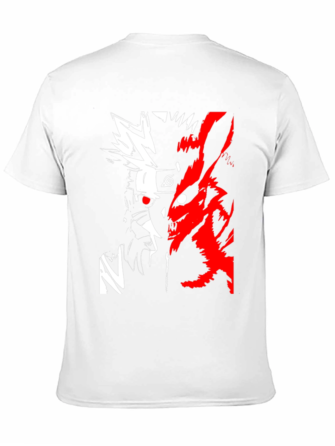 Naruto & Kurama Black Graphic T-Shirt