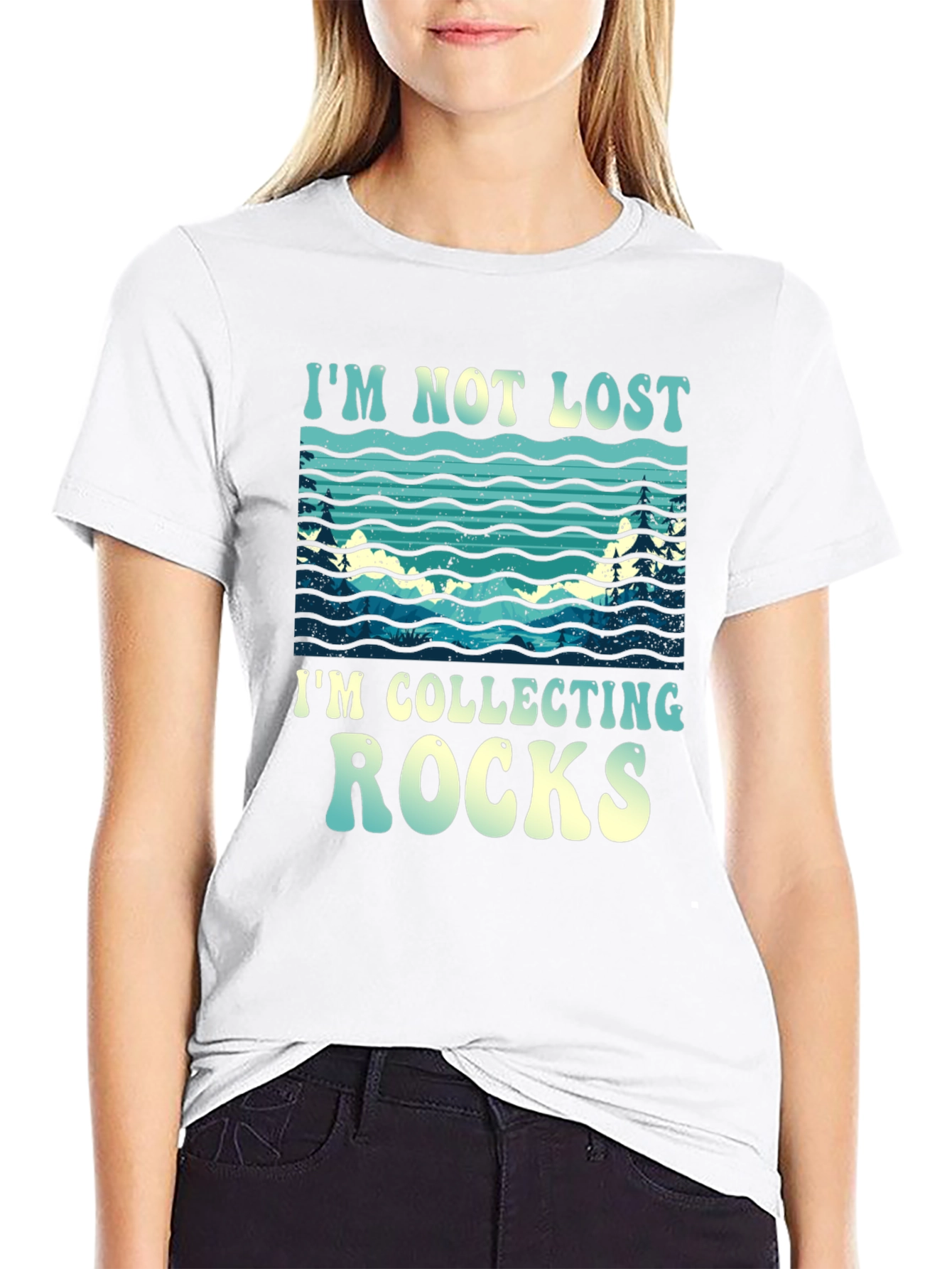 Im Not Lost Im Collecting Rocks T-Shirt