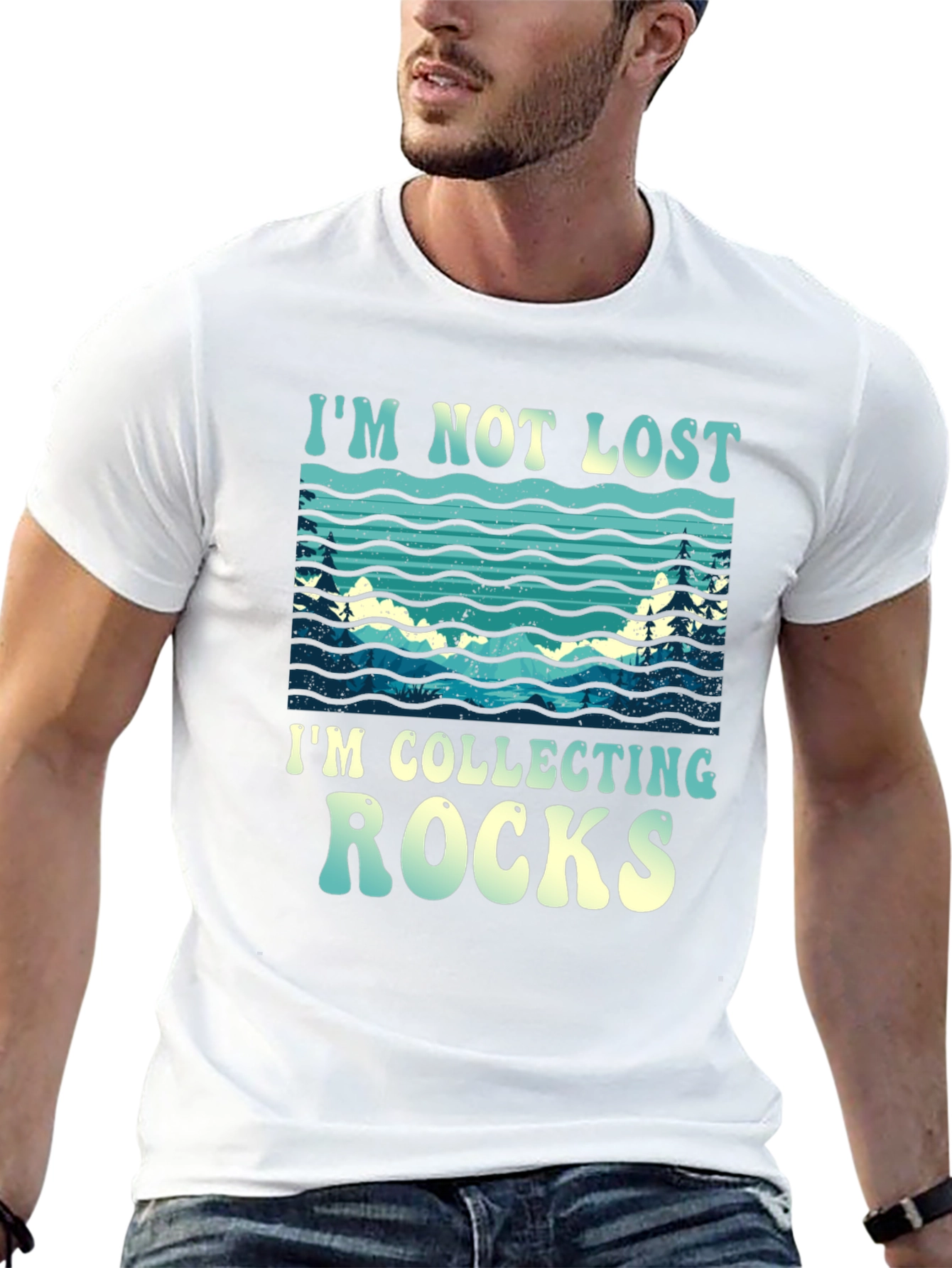 Im Not Lost Im Collecting Rocks T-Shirt