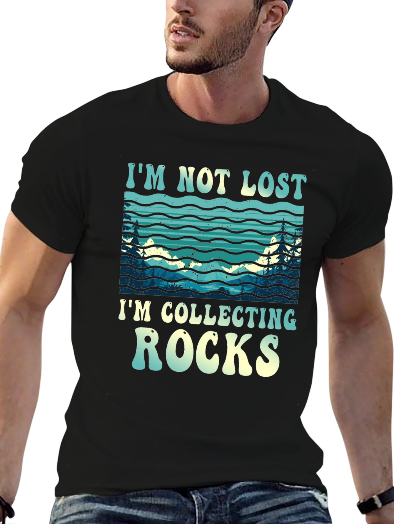 Im Not Lost Im Collecting Rocks T-Shirt