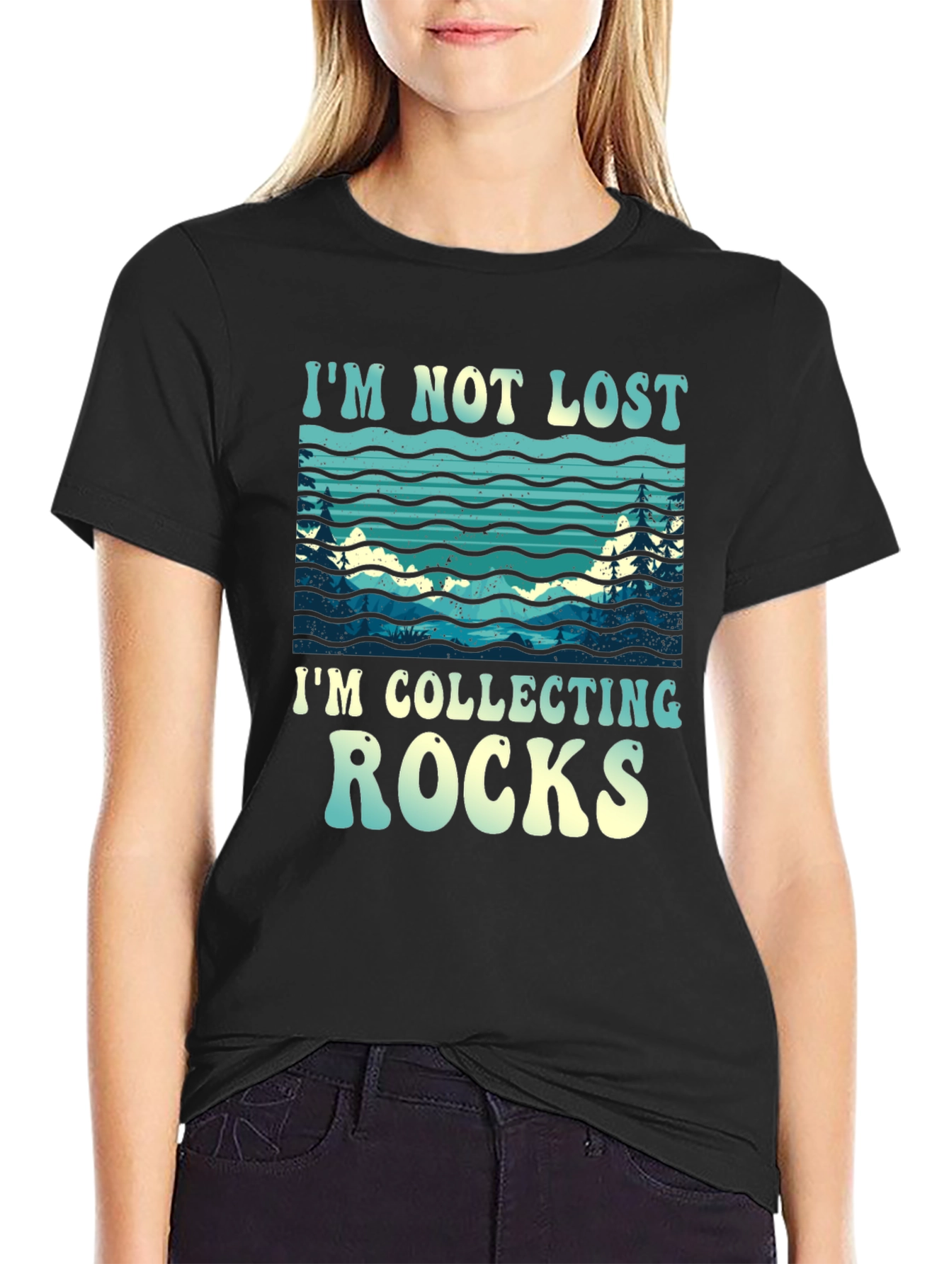 Im Not Lost Im Collecting Rocks T-Shirt
