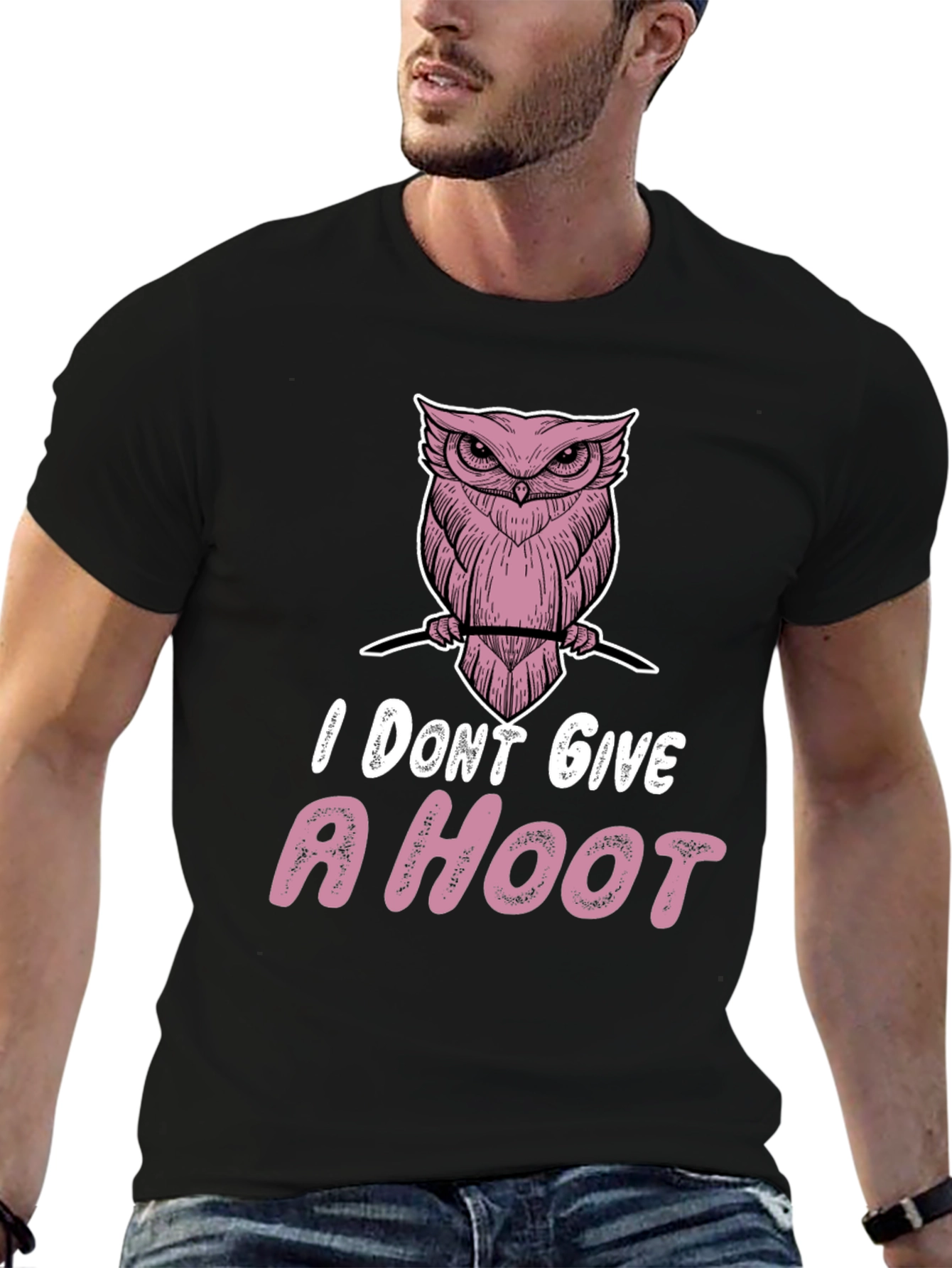 I Dont Give a Hoot Owl Graphic Tee
