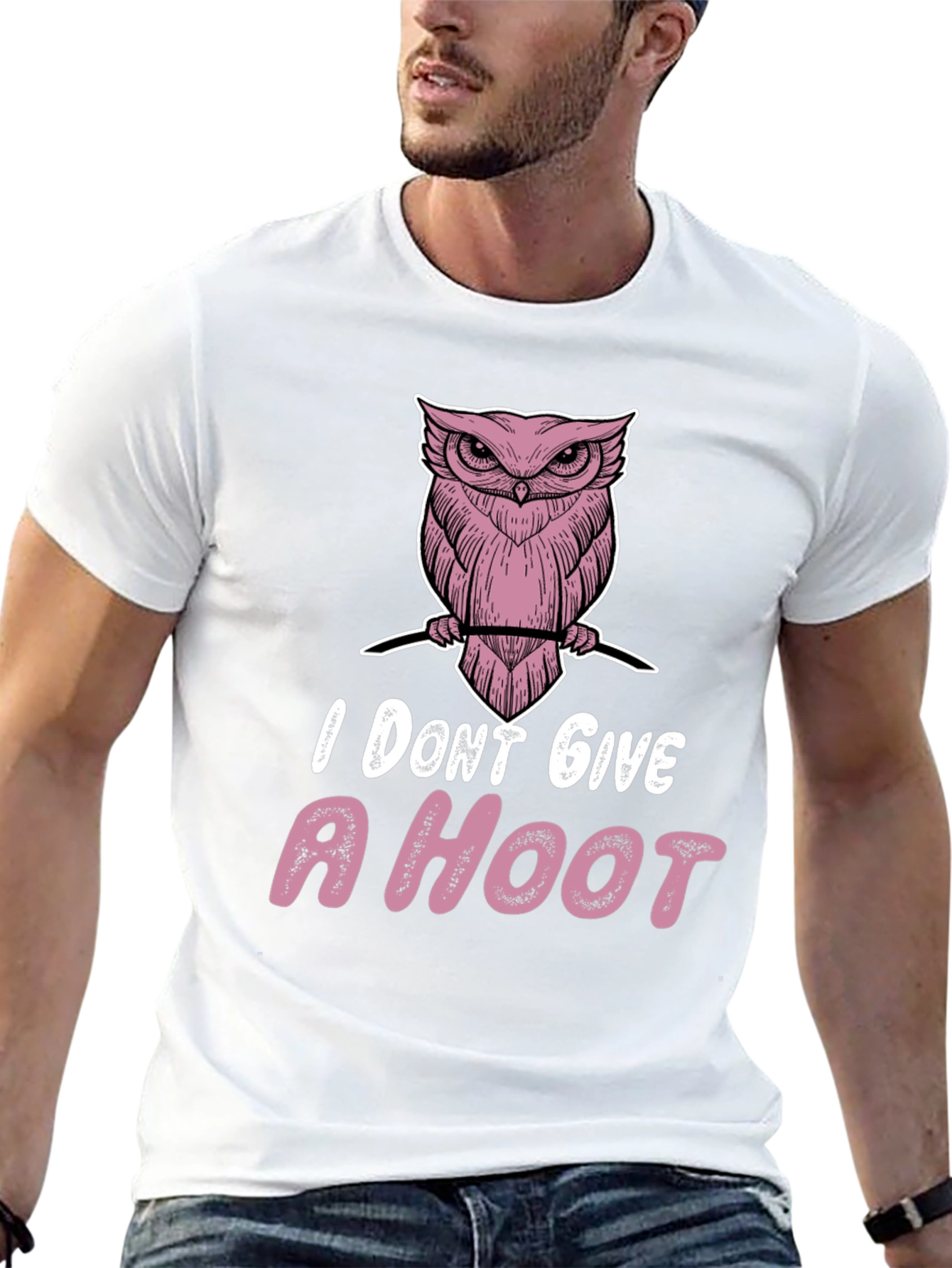 I Dont Give a Hoot Owl Graphic Tee