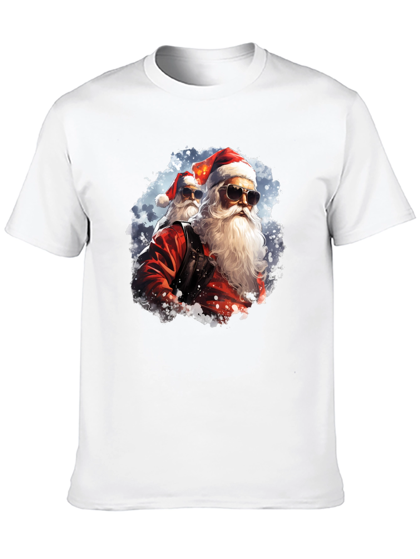 Cool Santa Graphic Tee - Holiday Fun!