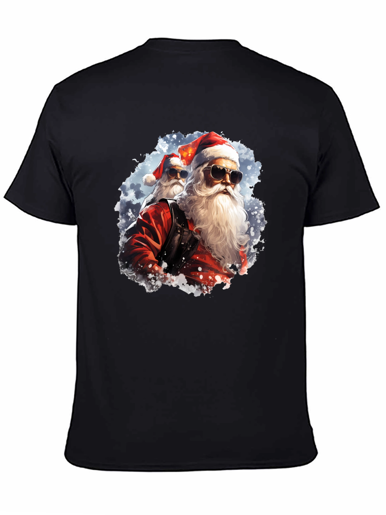 Cool Santa Graphic Tee - Holiday Fun!