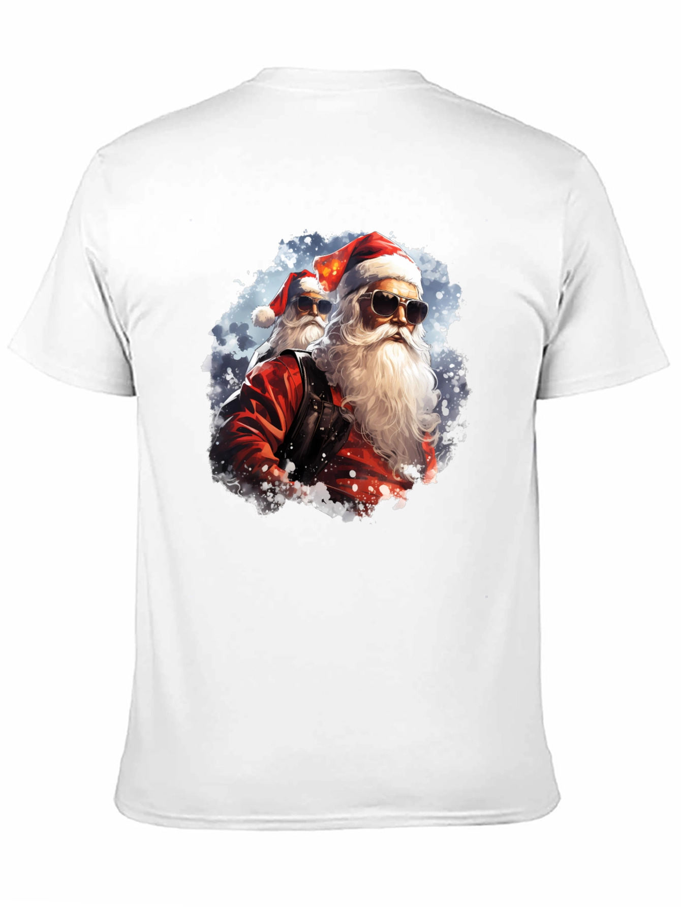 Cool Santa Graphic Tee - Holiday Fun!