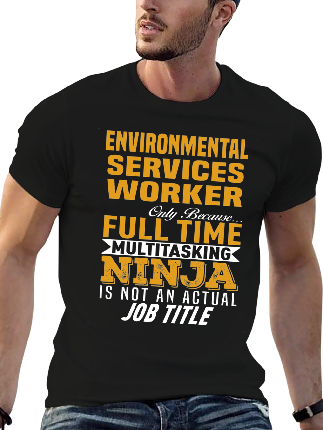 Environmental Worker T-Shirt: Multitasking Ninja