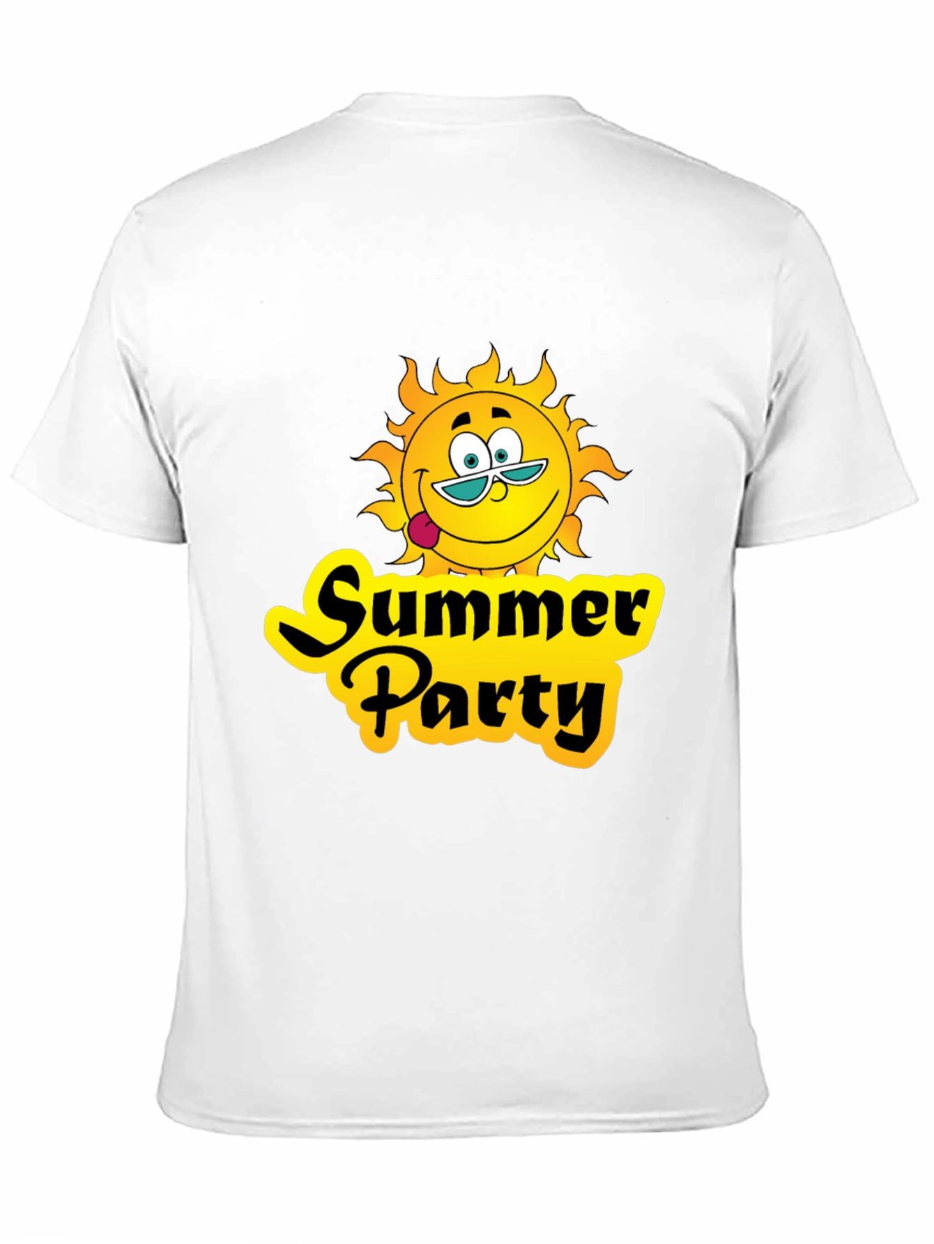 Summer Party T-Shirt - Black Graphic Tee