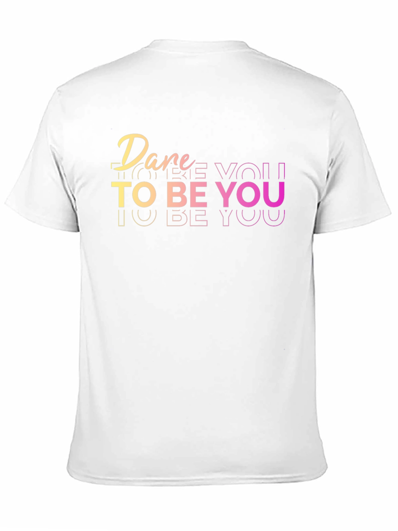 Dare To Be You Black Graphic Tee