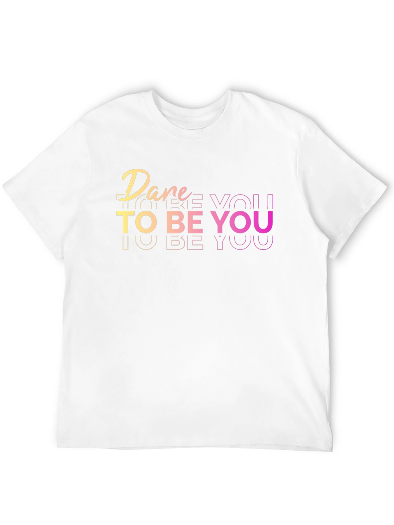 Dare To Be You Black Graphic Tee